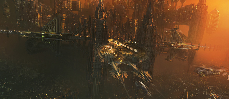 Illustration for article titled Estos conceptos de Jupiter Ascending son dignos de fondo de escritorio